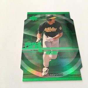 1999 Upper Deck Forté Ben Grieve Baseball Card 547/2000 F18